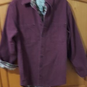 LL Bean Heavyweight Flannel Lined men's Chore Jacket